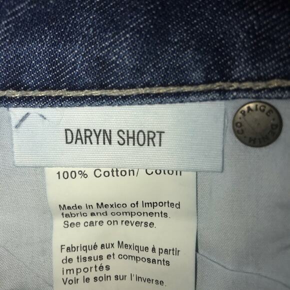 Paige Daryn Denim Jean Shorts Izza Deconstructed 25 - Picture 5 of 5